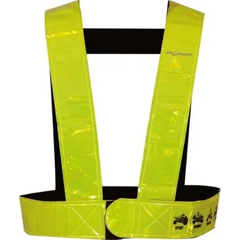 A-PRO neonové reflexní kšandy - bezpečnostní popruhy na bundu