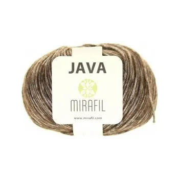 Příze Mirafil Příze Java 003 - hnědá melange