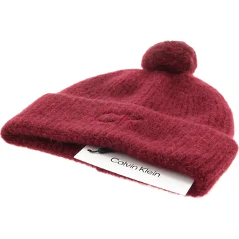Čepice CALVIN KLEIN Dámská vínová čepice K60K612586-XCI-733 Velikost