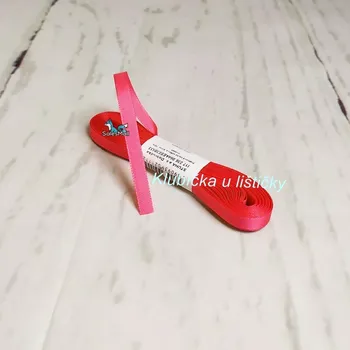 Stuha Český výrobce Taftová stuha 6mm 633- pink růžová