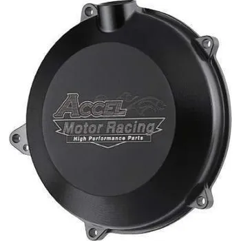 Spojková sada ACCEL hliníkový kryt spojky (s těsněním) KTM EXC 450/500 12-15, HUSQVARNA 450 /501 14-15 barva černá