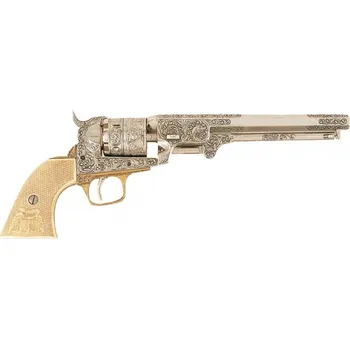 Sběratelství Denix Revolver americké armády 1851 (imitace slonoviny) + Přívěsek na klíče DENIX