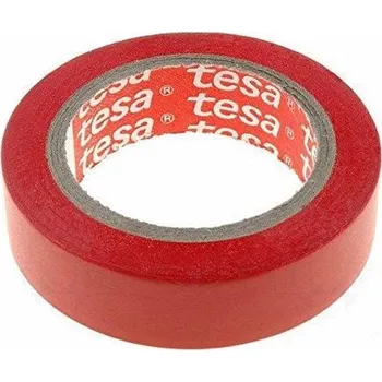 Izolační páska Tesaflex 53988, červená, 15 mm x 10 m