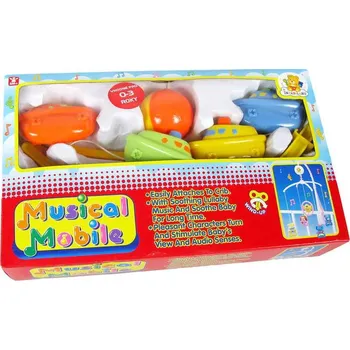 Kolotoč nad postýlku Kolotoč hudební plastový BABY nad postýlku Loďky
