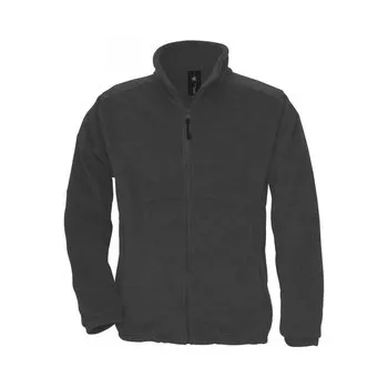 Pánská mikina Fleecová mikina B&C Outdoor Full Zip - šedá, XL