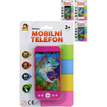 Dětská kuchyňka Telefon dětský mobilní 14cm smartphone na baterie 4 druhy Zvuk AJ