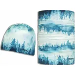 Čepice zimní + Multifunkční zateplený nákrčník PINGU - RUBY + RAT 71 JUN Polyester Thermo 71