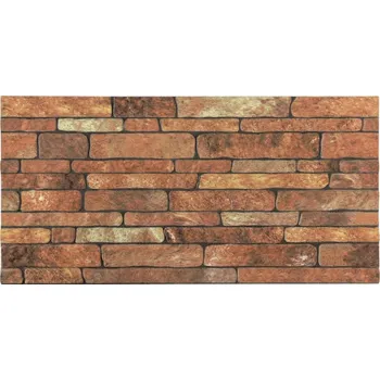 Obklad 3D nástěnné panely EPS s designem cihly 100 x 50 cm 10 ks