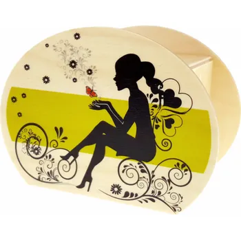 Dřevěná hračka Hess Dřevěná pokladnička dívka