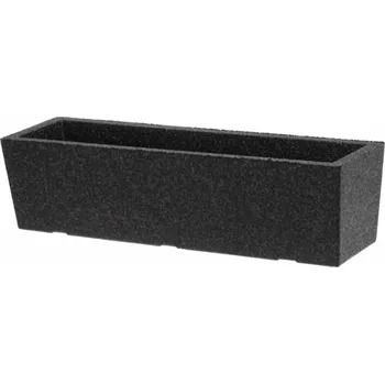 Hrnec Plastový hrnec 4LIVING 291124, černý, 50×14×13 cm