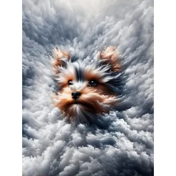 Panel- Teplákovina - Yorkšír v oblacích 80x60