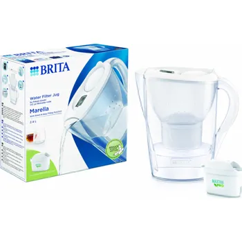 vodní filtr Nádoba na vodní filtr Brita MARELLA, 2,4 l, bílá