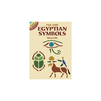 Cizojazyčná kniha Fun with Stencils: Egyptian Symbols - Harper, Ellen