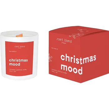 Svíčka Scent Blend Svíčka s vůní Christmas Mood 160 ml červená