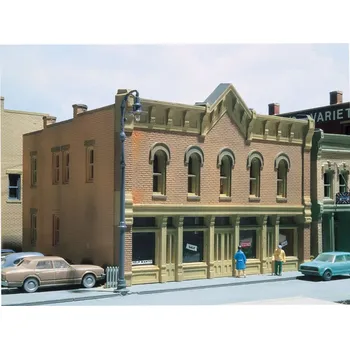 Modelová železnice městský dům s prodejnou Woodland Scenics DPM51400