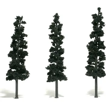 Modelová železnice jehličnaté stromy velké 3 ks Woodland Scenics TR1563