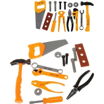 Dětská kuchyňka Nářadí pracovní dětský set 14ks malý kutil s pilkou a kladivem 2 druhy v sáčku