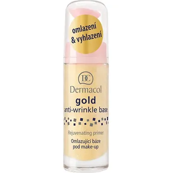Podkladová báze na tvář Omlazující báze pod make-up se zlatem (Gold Anti-Wrinkle Base) Dermacol - 20 ml + záruka na vrácení do 100 dnů