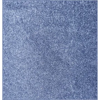 Koberec Kusový koberec Velur Ultra tm. modrý čtverec, 200x200, modrá, ložnice, AladinWorld Expres - 1 rok na vrácení + DOPRAVA ZDARMA k Vám i zpět