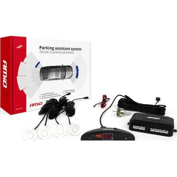 Parkovací asistent Parkovací asistent LED 4 senzory bílé