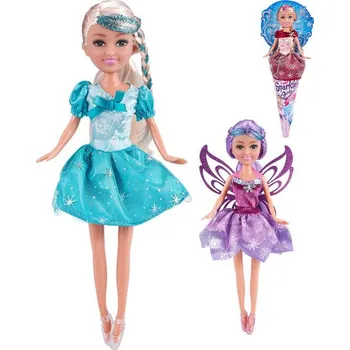 Panenka Panenka víla Sparkle Girlz zimní princezna 28cm v kornoutu 4 druhy