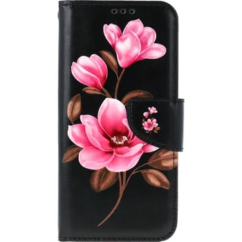 Pouzdro na mobilní telefon Pouzdro Samsung A15 knížkové Tři květy (kryt neboli obal na Samsung A15)