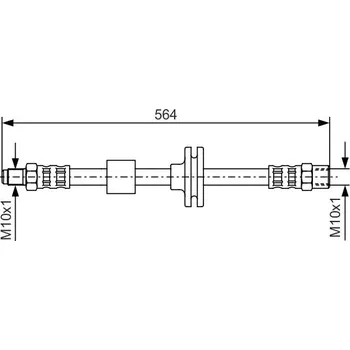 Brzdová hadice Brzdová hadice BOSCH 1 987 476 752