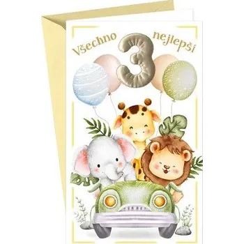 ARGUS Dětské blahopřání k 3. narozeninám 17-6044c3