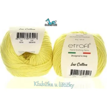 Příze Etrofil Bambino Lux Cotton 70218 - světle žlutá