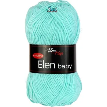 Vlna-Hep Příze Elen Baby 4136 - mint/světle tyrkysová/