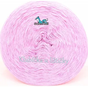 Příze YarnMellow Příze Butterfly mono světle růžová