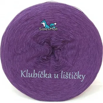 Galanterie YarnMellow Příze Butterfly mono - tmavě fialová