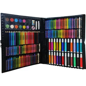 Výtvarná sada Aga4Kids Malířská sada v kufříku 168 ks Černá