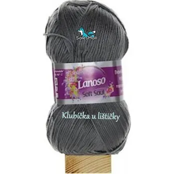 Příze Lanoso Soft Soul 953 - šedá