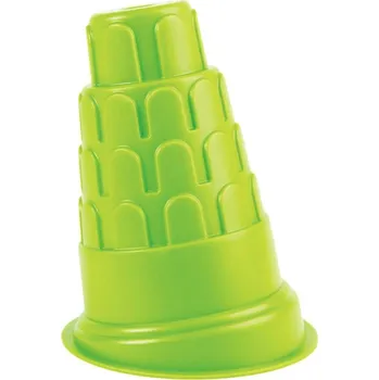 Hračka na písek Hape Bábovka Šikmá věž v Pise zelená baby formička na písek plast