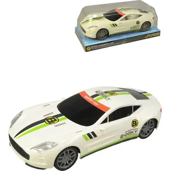 autodráha Auto závodní sportovní 25cm na setrvačník 2 barvy plast