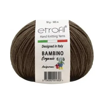 Příze Etrofil Bambino Organic kávová 70079