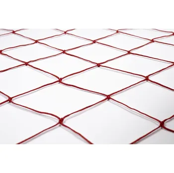 Dekorační síť červená Velikost oka (cm): 10 cm, Rozměr (m): 1,5x1
