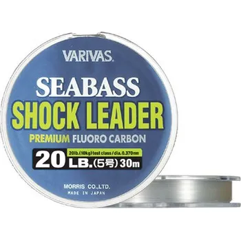 Fluorocarbon Varivas Sea Bass Shock Leader 0,37mm, 9kg 30m