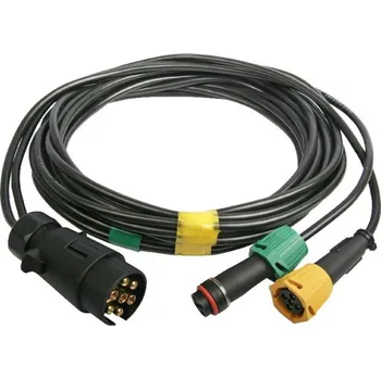 Přívěs k motorovému vozidlu Elektrokabeláž k vleku bez světel 7pin / 5 m, FRISTOM