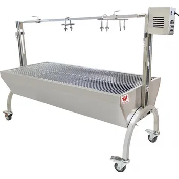 Zahradní gril PRODUMAZAHRADU Gril na sele spodní 152x58x98cm