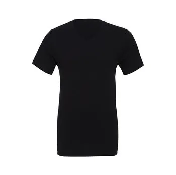 Tričko Bella Jersey V-Neck - černé, XL