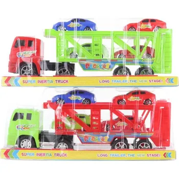 autodráha Kamion set přepravník se 4 autíčky plast blister