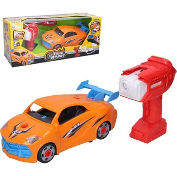 RC model auta RC Auto montovací 21cm na vysílačku 2,4GHz na baterie s nástroji Světlo Zvuk