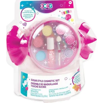 Make-up MAKE IT REAL Bonbon set oční stíny + vonící lesk na rty kosmetika po děti