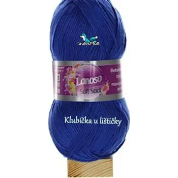 Příze Lanoso Soft Soul 954 - modrá