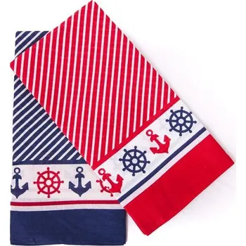 Šátek Etex Bavlněný šátek námořnický 55x55cm barvy: modrá