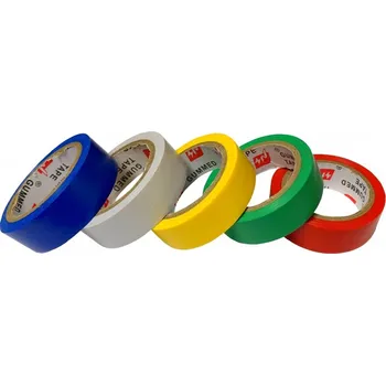 Izolační páska Páska izolační 19mm x 9m, barevná mix