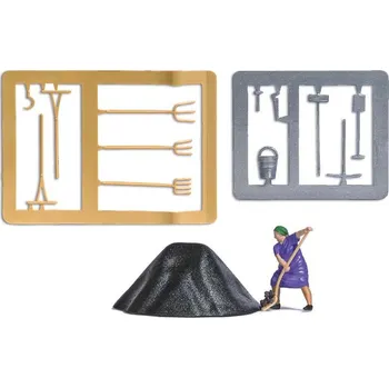 Modelová železnice A-Set: Nakládání uhlí Busch 7927