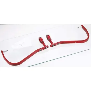 ACCEL kryty rukojetí s hliníkovým uchycením ENDURO 22mm barva červená (bez plastového krytu SD02)